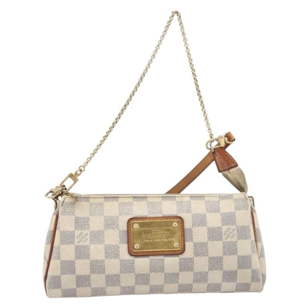 Louis Vuitton Eva Damier Neutral Canvas Handbag